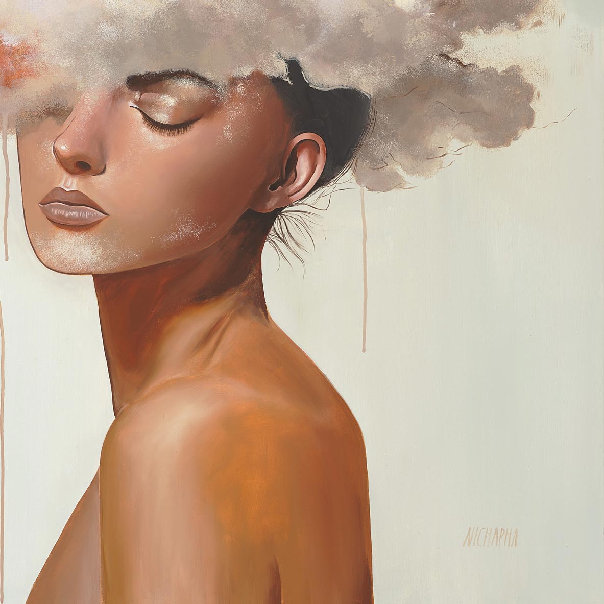 A Gentle Rain of Thoughts ‚ Limited Edition Canvas Art Print