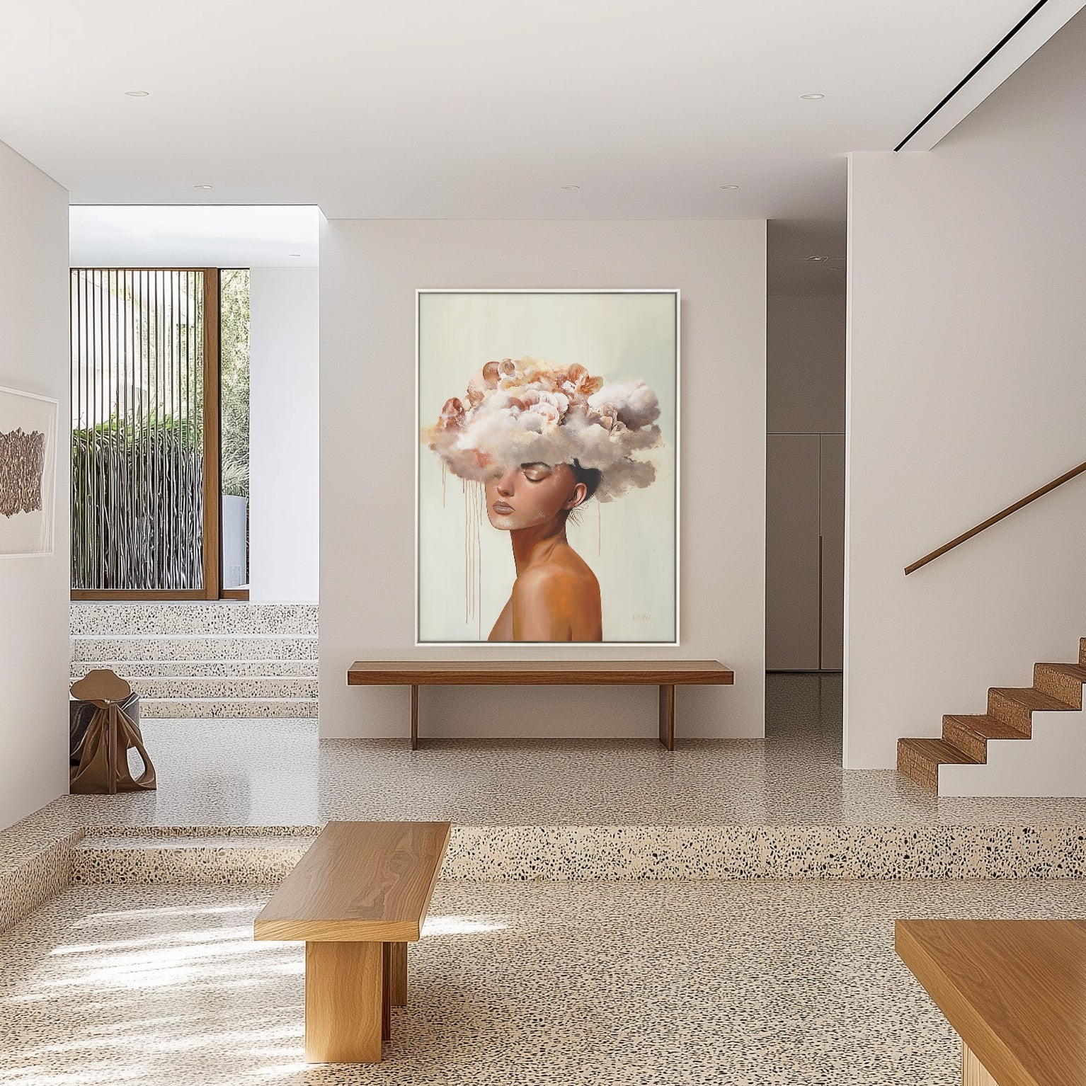 A Gentle Rain of Thoughts ‚ Limited Edition Canvas Art Print