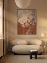 Blush Mirage (Terracotta), Limited Edition Canvas Art Print
