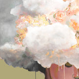 Cloudbound (sage), Limited Edition Canvas Art Print