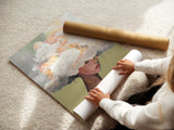 Cloudbound (sage), Limited Edition Canvas Art Print