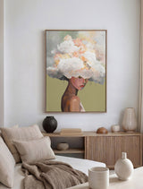 Cloudbound (sage), Limited Edition Canvas Art Print