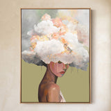 Cloudbound (sage), Limited Edition Canvas Art Print
