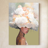 Cloudbound (sage), Limited Edition Canvas Art Print