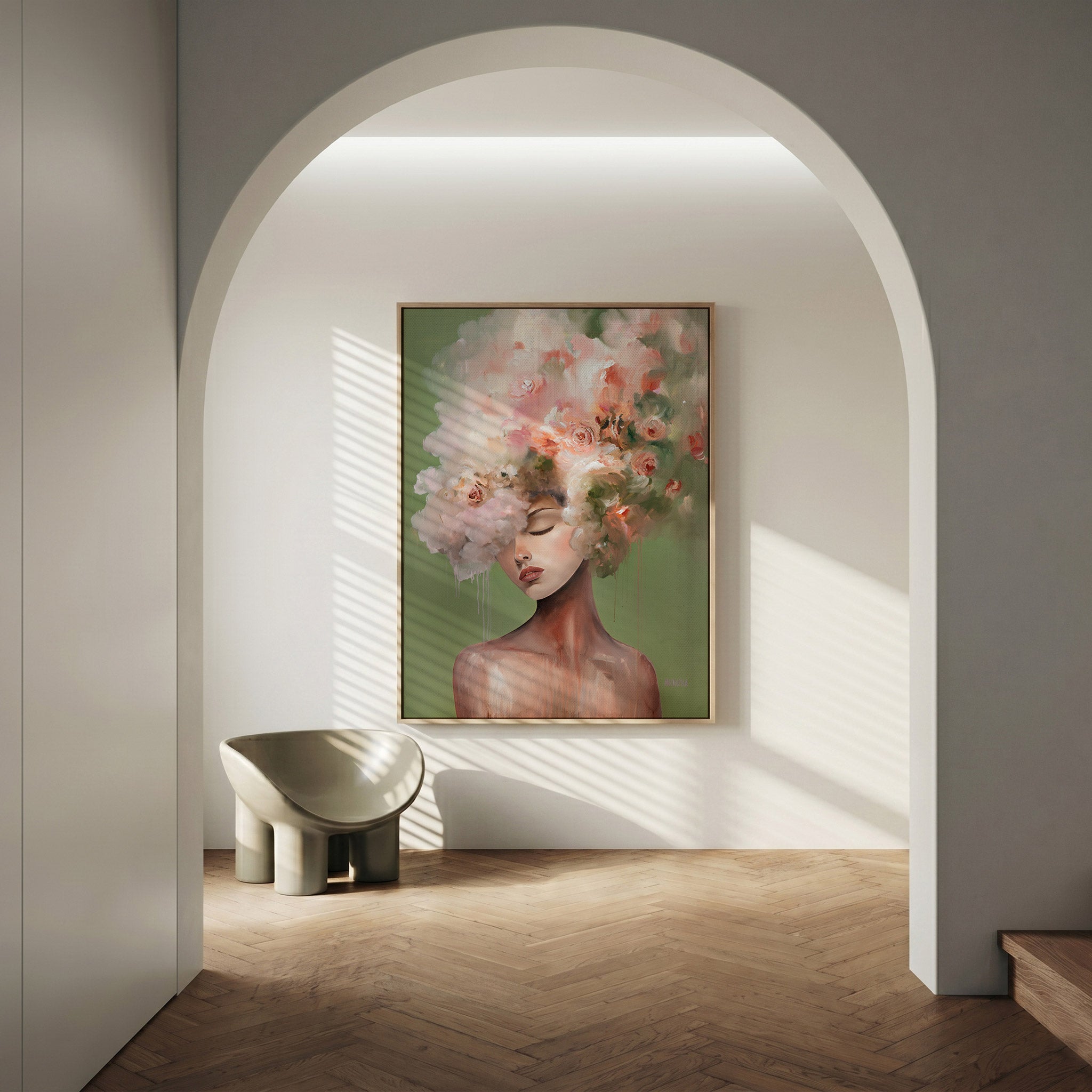 Grounded Bloom, Limited Edition Canvas Art Print