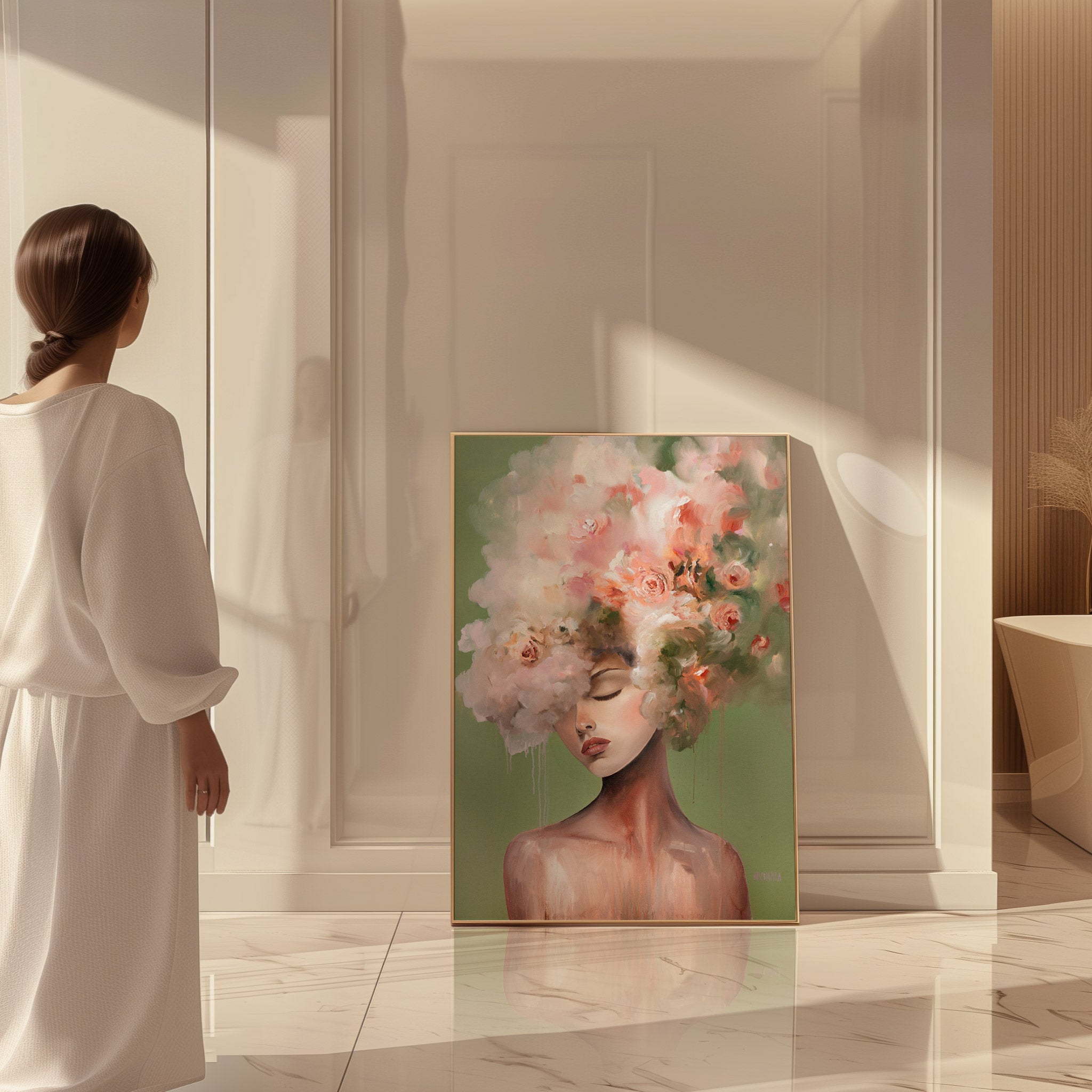 Grounded Bloom, Limited Edition Canvas Art Print