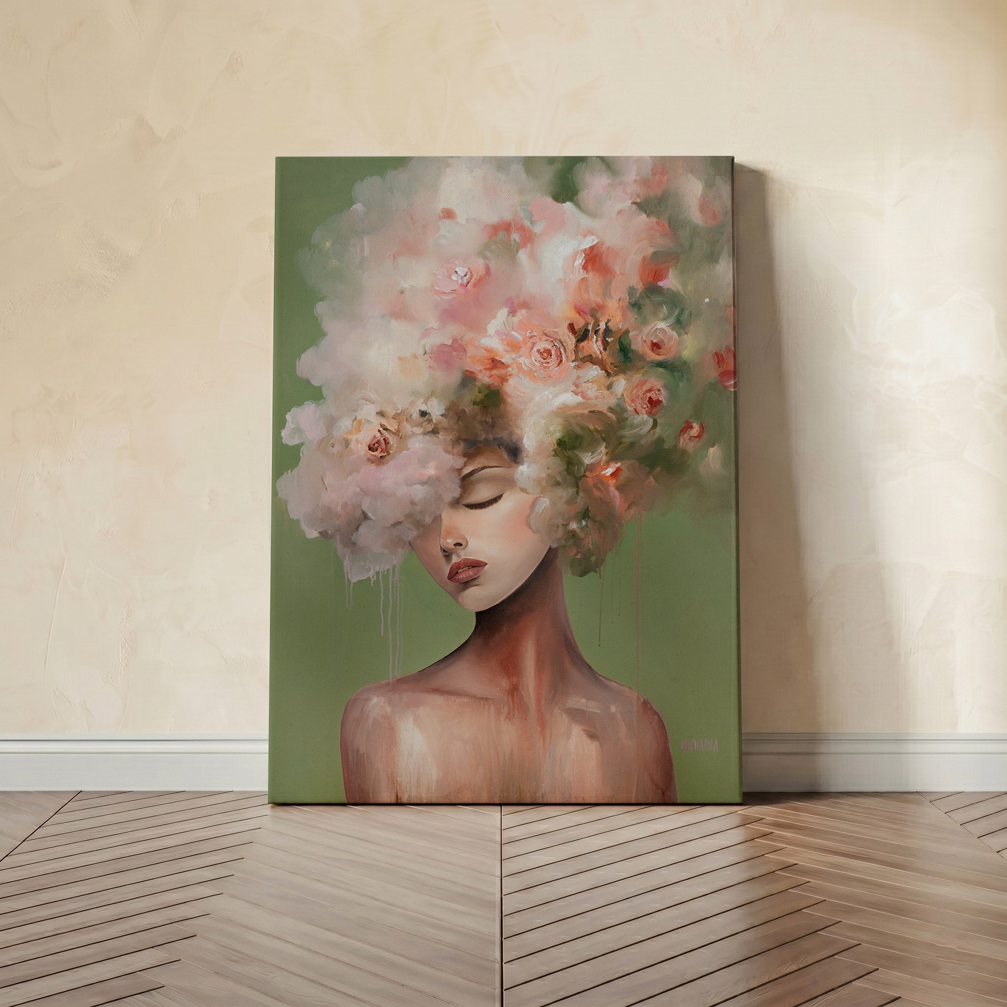 Grounded Bloom, Limited Edition Canvas Art Print