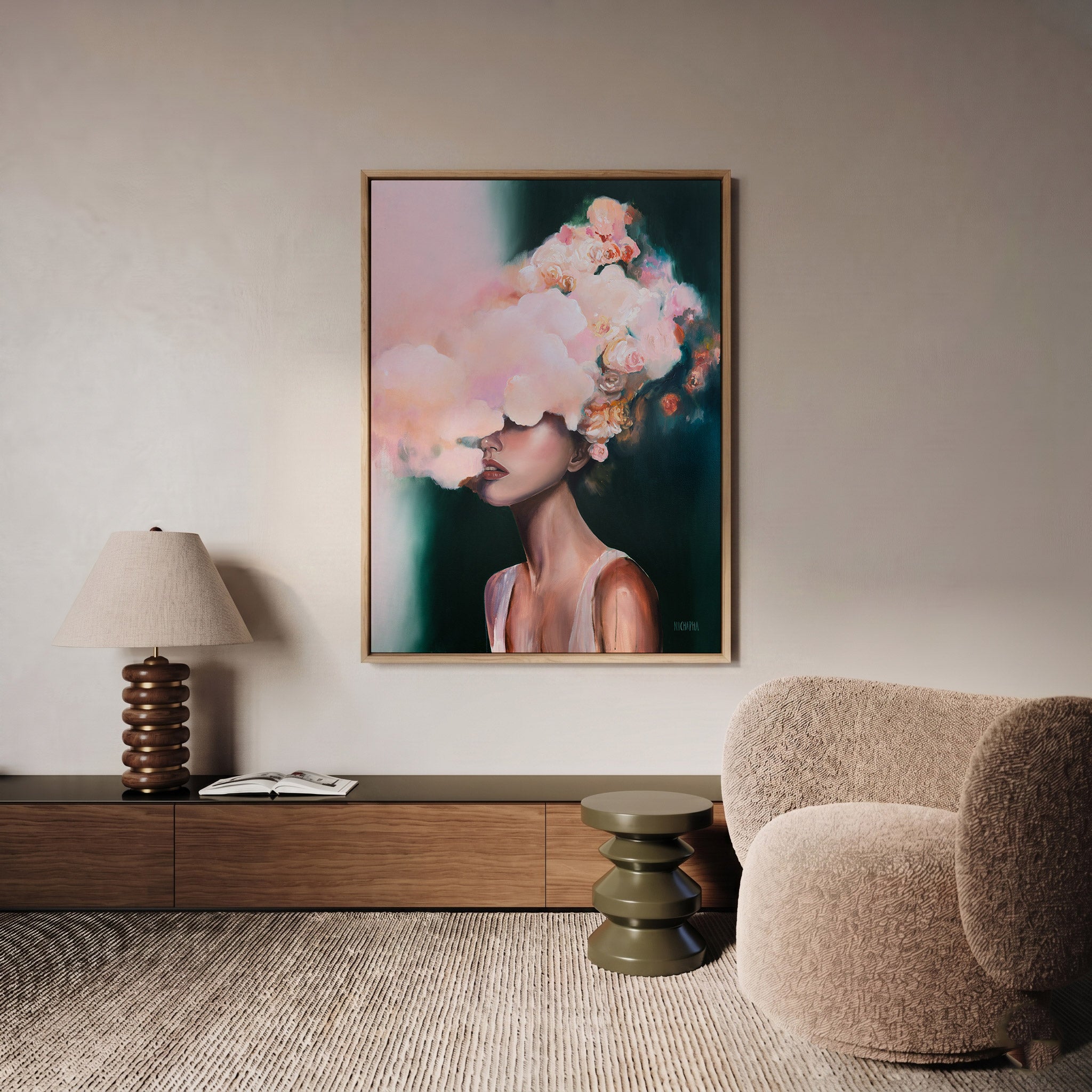 Luminous Echo, Limited Edition Canvas Art Print