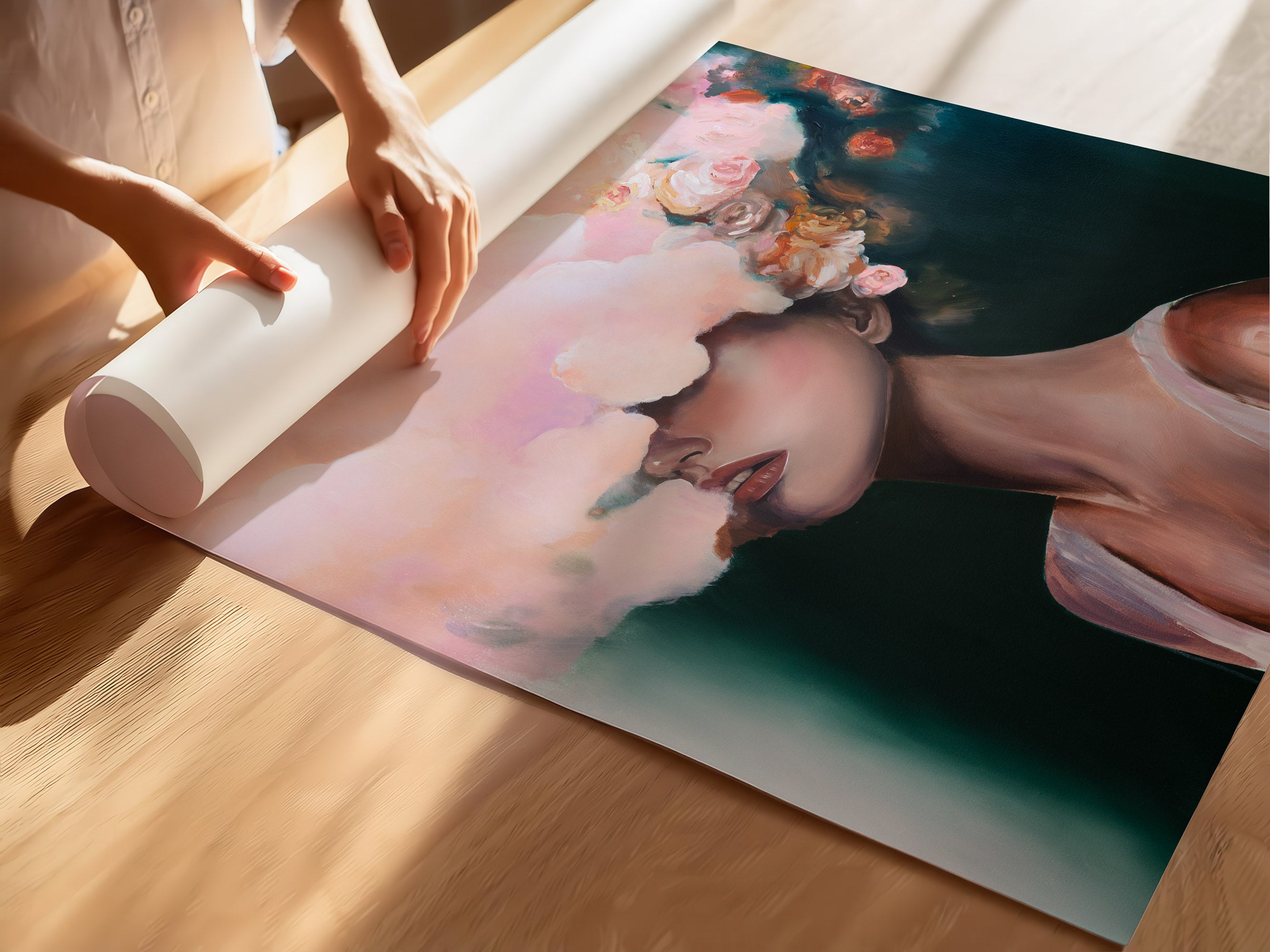 Luminous Echo, Limited Edition Canvas Art Print