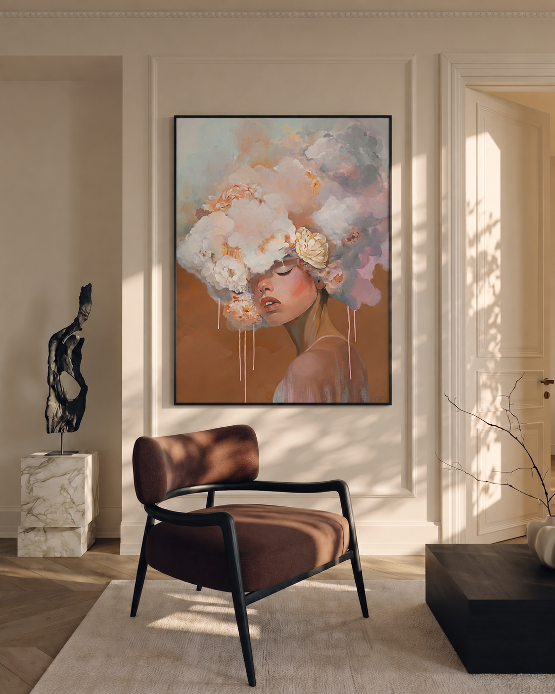 Blush Mirage (Terracotta), Limited Edition Canvas Art Print