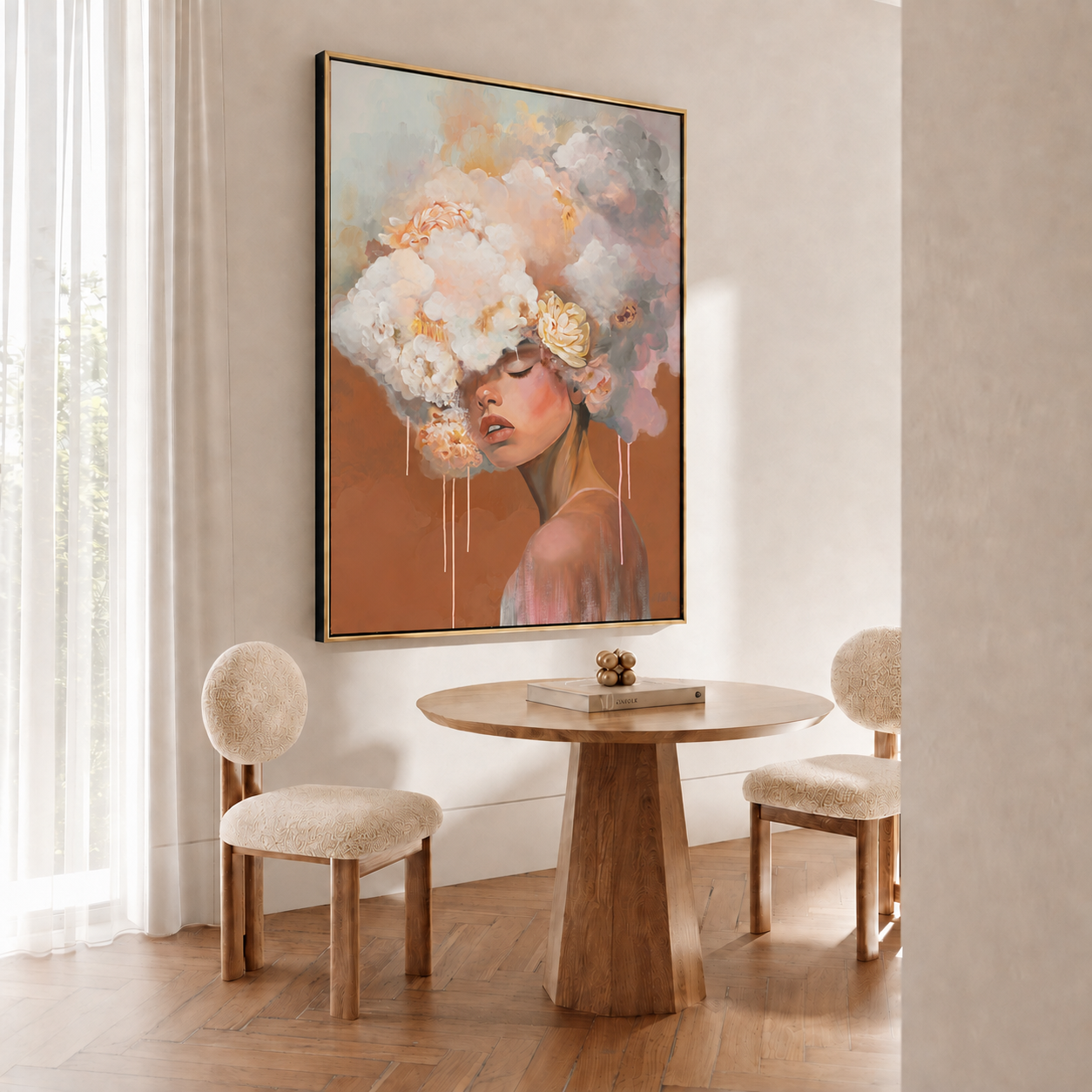 Blush Mirage (Terracotta), Limited Edition Canvas Art Print