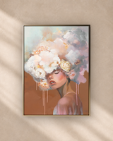 Blush Mirage (Terracotta), Limited Edition Canvas Art Print