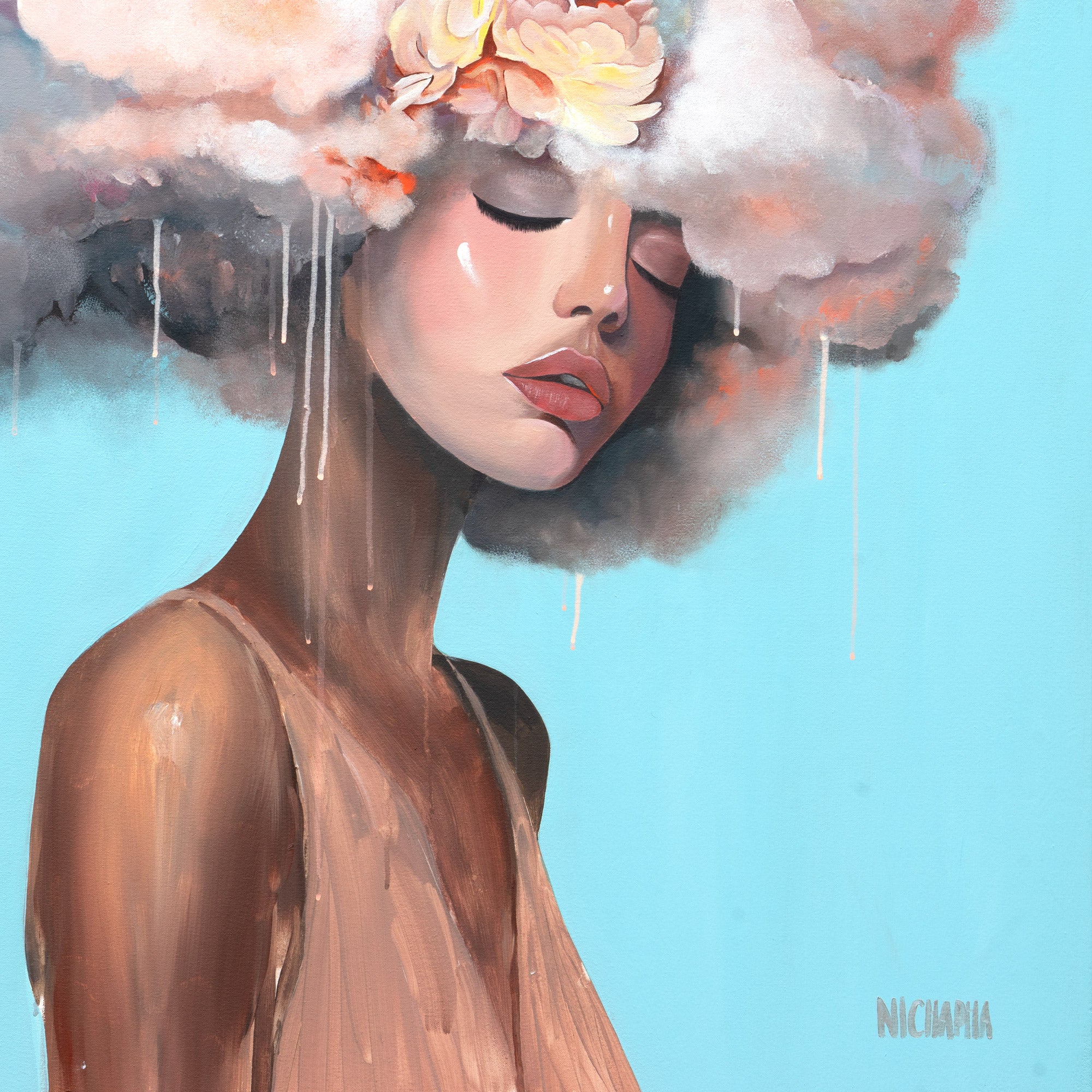 'The Shape of Stillness' Original Acrylic Painting
