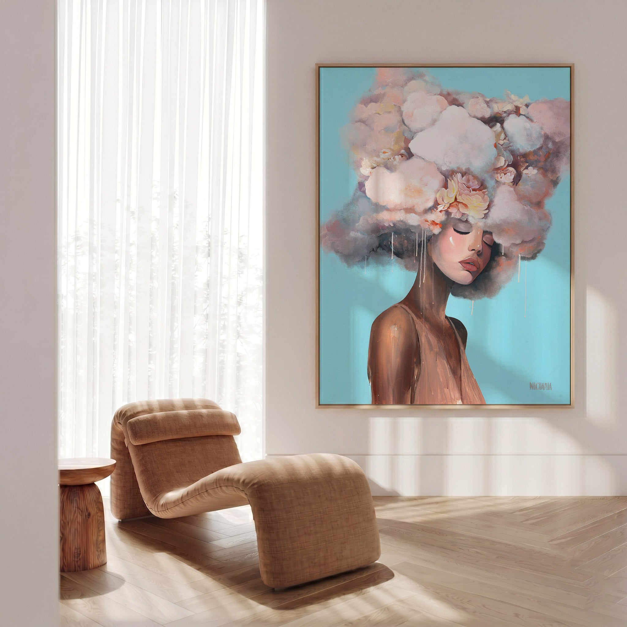 'The Shape of Stillness' Original Acrylic Painting