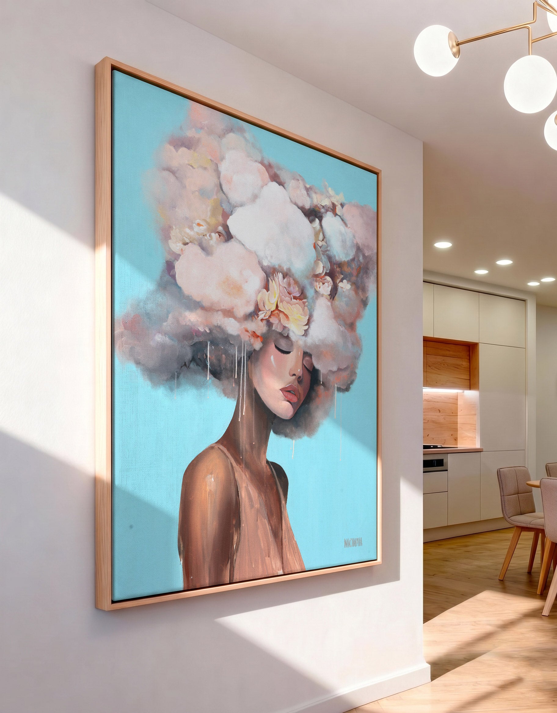 'The Shape of Stillness' Original Acrylic Painting