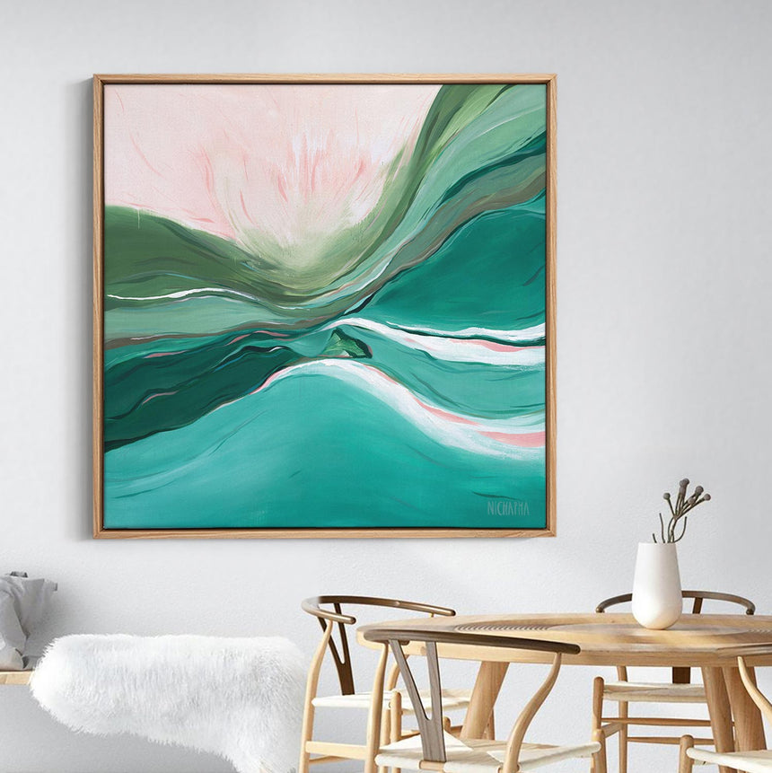 Ocean Shy, Fine Art Canvas print