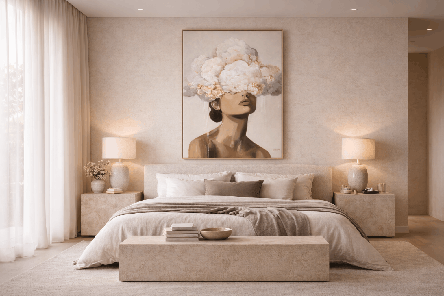 'The Shape of Quiet' Original Acrylic Painting