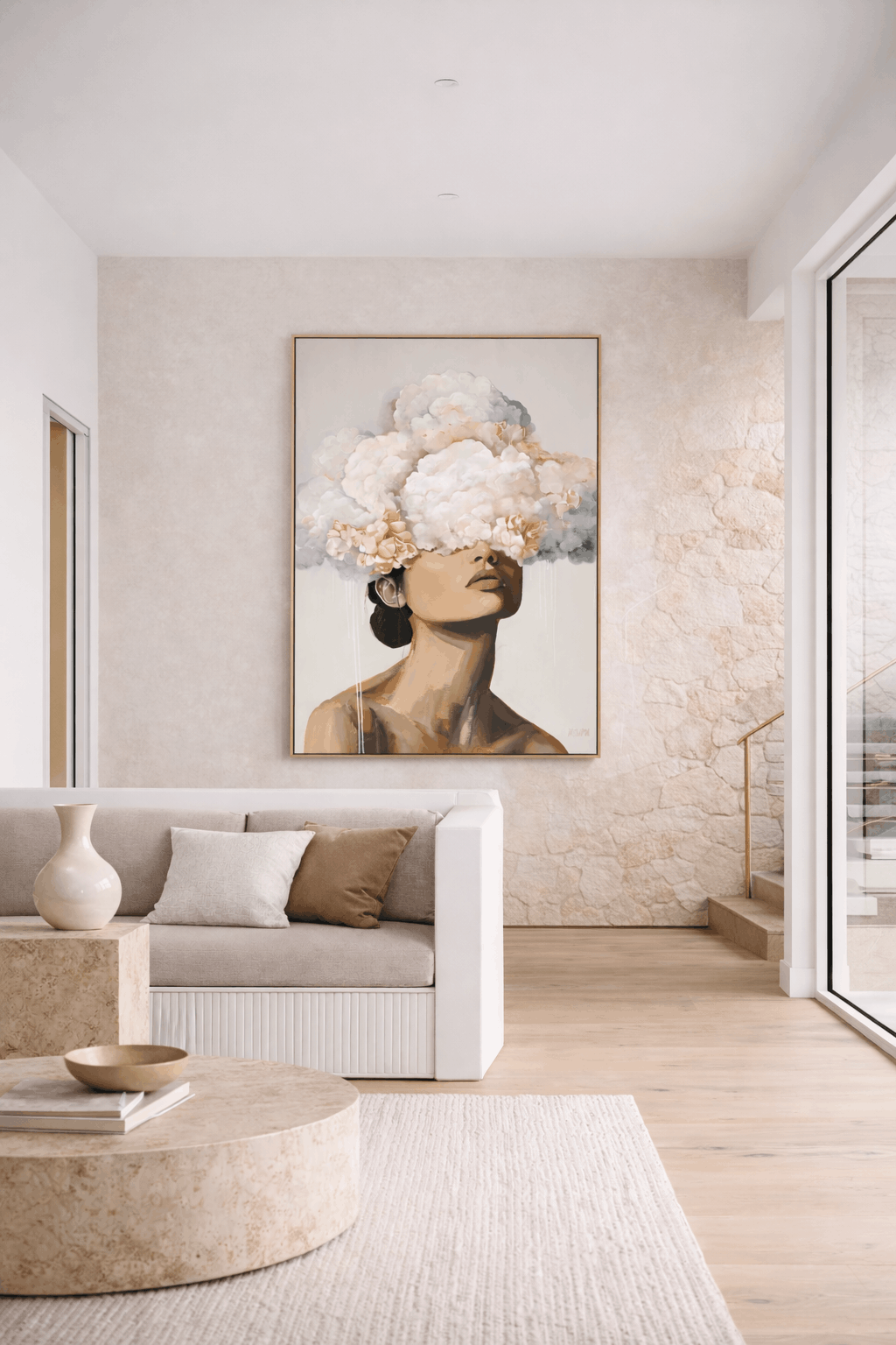 'The Shape of Quiet' Original Acrylic Painting