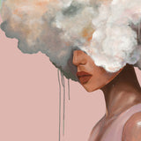 Vapor Dreams (Blush), Limited Edition Canvas Art Print
