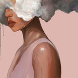 Vapor Dreams (Blush), Limited Edition Canvas Art Print