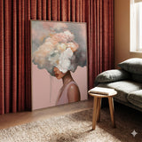 Vapor Dreams (Blush), Limited Edition Canvas Art Print