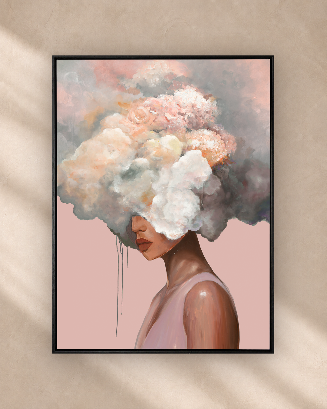 Vapor Dreams (Blush), Limited Edition Canvas Art Print