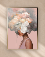 Vapor Dreams (Blush), Limited Edition Canvas Art Print