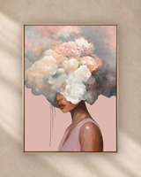 Vapor Dreams (Blush), Limited Edition Canvas Art Print