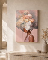 Vapor Dreams (Blush), Limited Edition Canvas Art Print