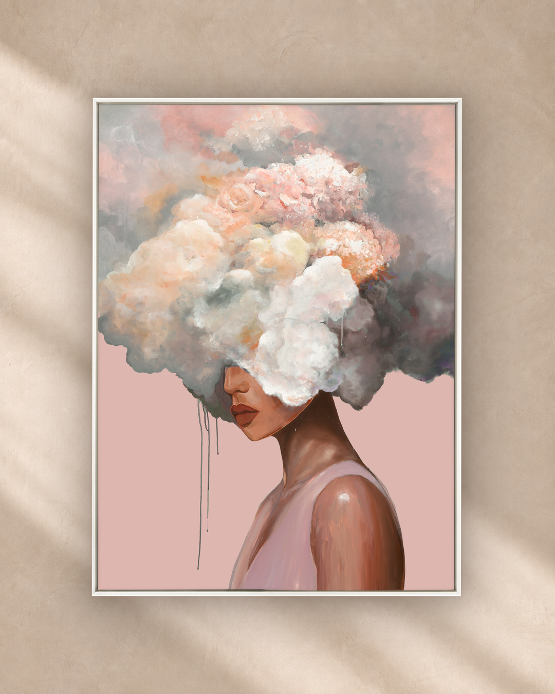 Vapor Dreams (Blush), Limited Edition Canvas Art Print