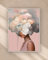 Vapor Dreams (Blush), Limited Edition Canvas Art Print