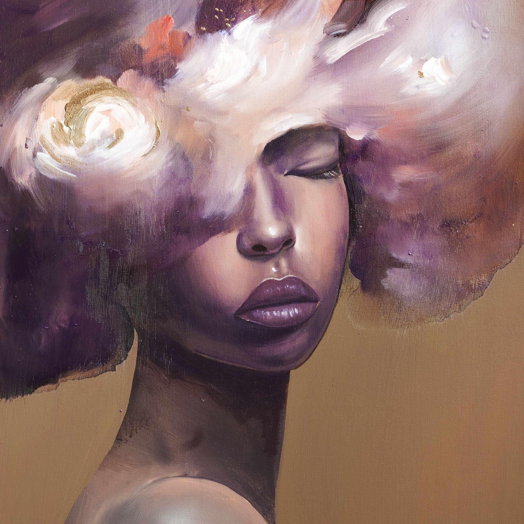 'Velvet Nocturne' Original Acrylic Painting