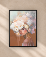 Blush Mirage (Terracotta), Limited Edition Canvas Art Print