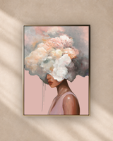 Vapor Dreams (Blush), Limited Edition Canvas Art Print