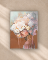 Blush Mirage (Terracotta), Limited Edition Canvas Art Print